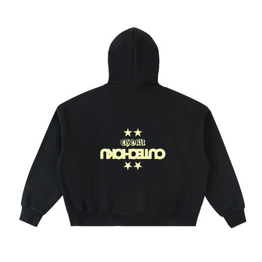 RIGHT WAY UP FLEECED FULL-ZIP