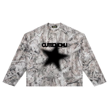 GREY TREE CAMO WAFFLE LONG SLEEVE