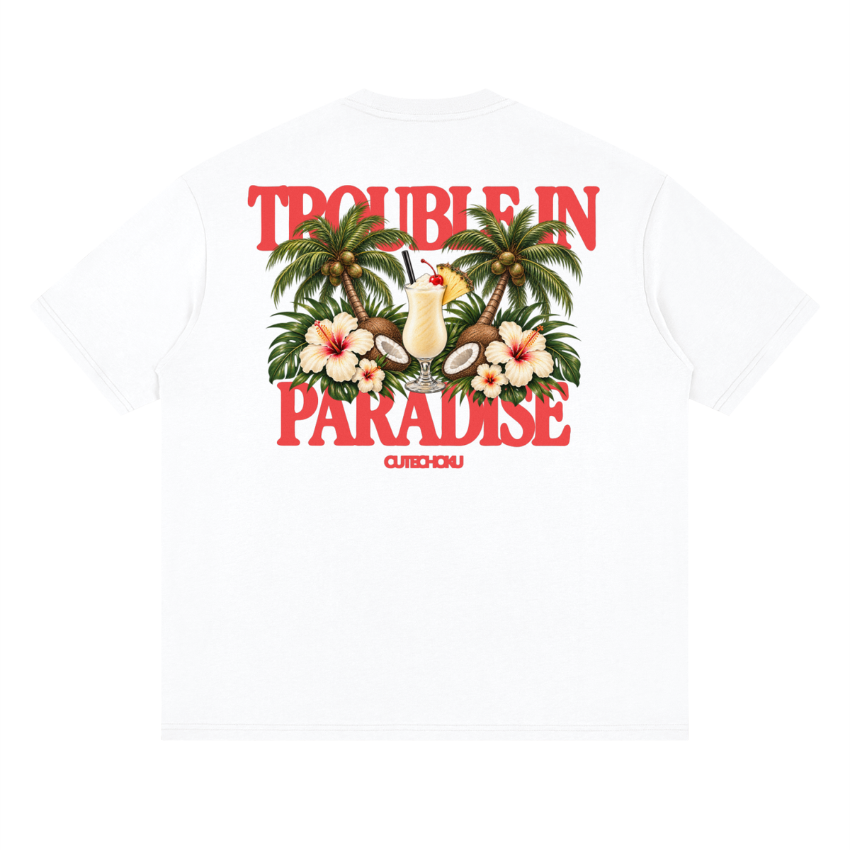 TROUBLE IN PARADISE TEE