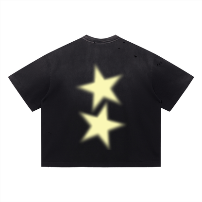 TARGET PRACTICE DISTRESSED TEE