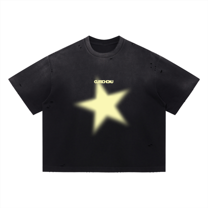 TARGET PRACTICE DISTRESSED TEE