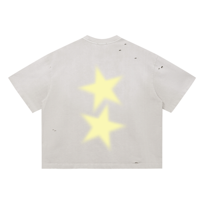 TARGET PRACTICE DISTRESSED TEE