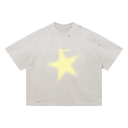TARGET PRACTICE DISTRESSED TEE